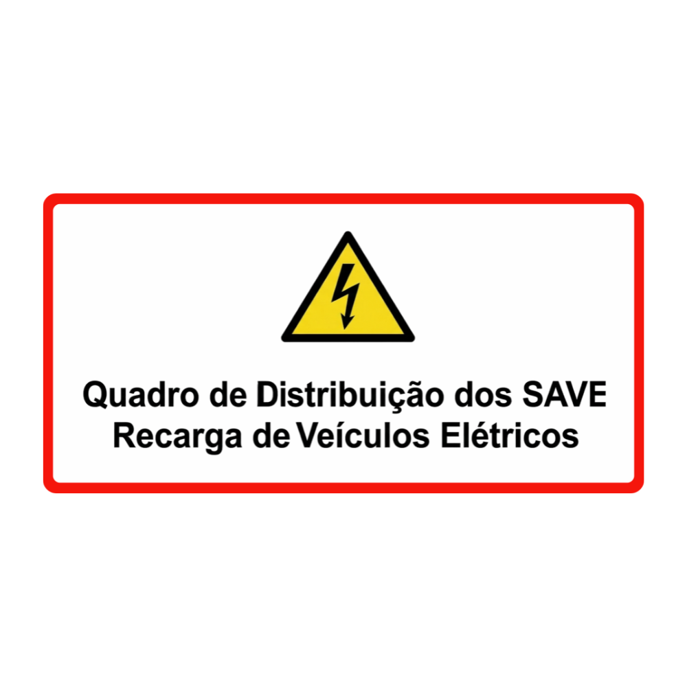 Placa SAVE - Quadro de distribuição