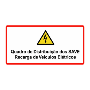 Placa SAVE - Quadro de distribuição